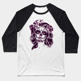 Sugar skull makeup Baseball T-Shirt